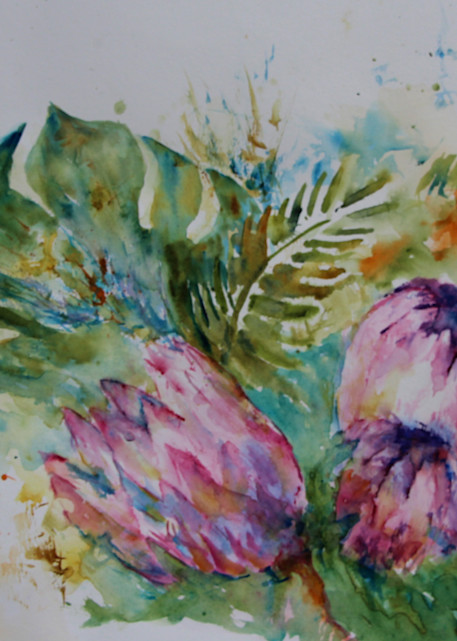 Protea Fly By Art | Terri Gordon Art