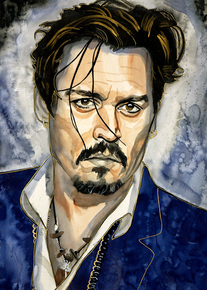 Johnny Depp Lf Art | William K. Stidham - heART Art
