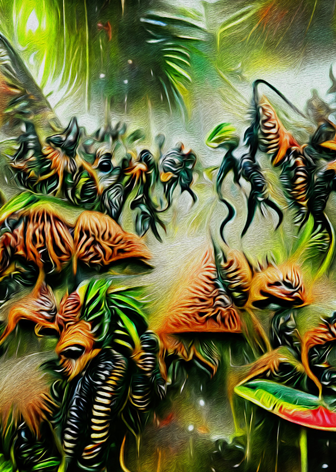 Alien Jungle Disco Art | SkotoArt