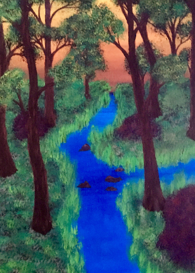 The Stream Woods Art | Ken C Art