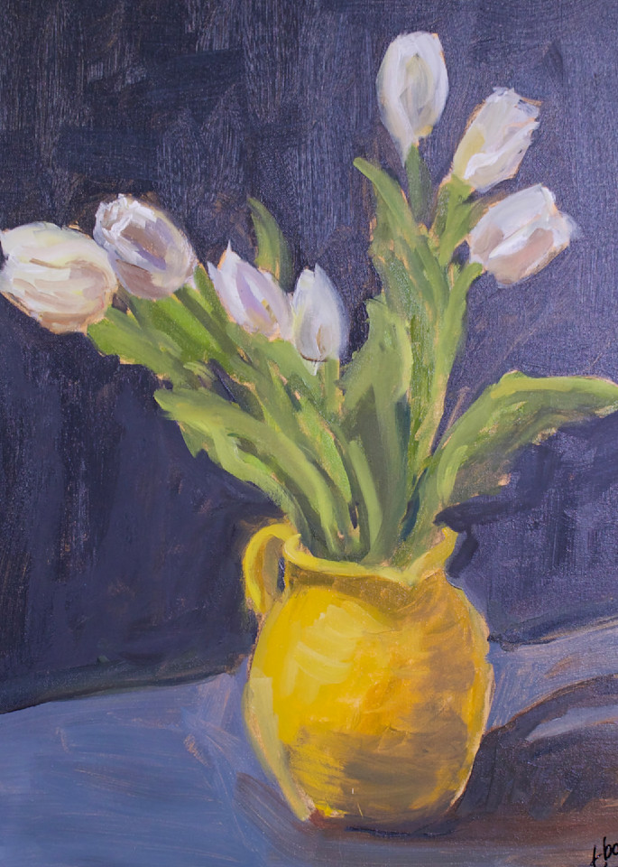 White Tulips Print Art | Teresa Gooldy Art