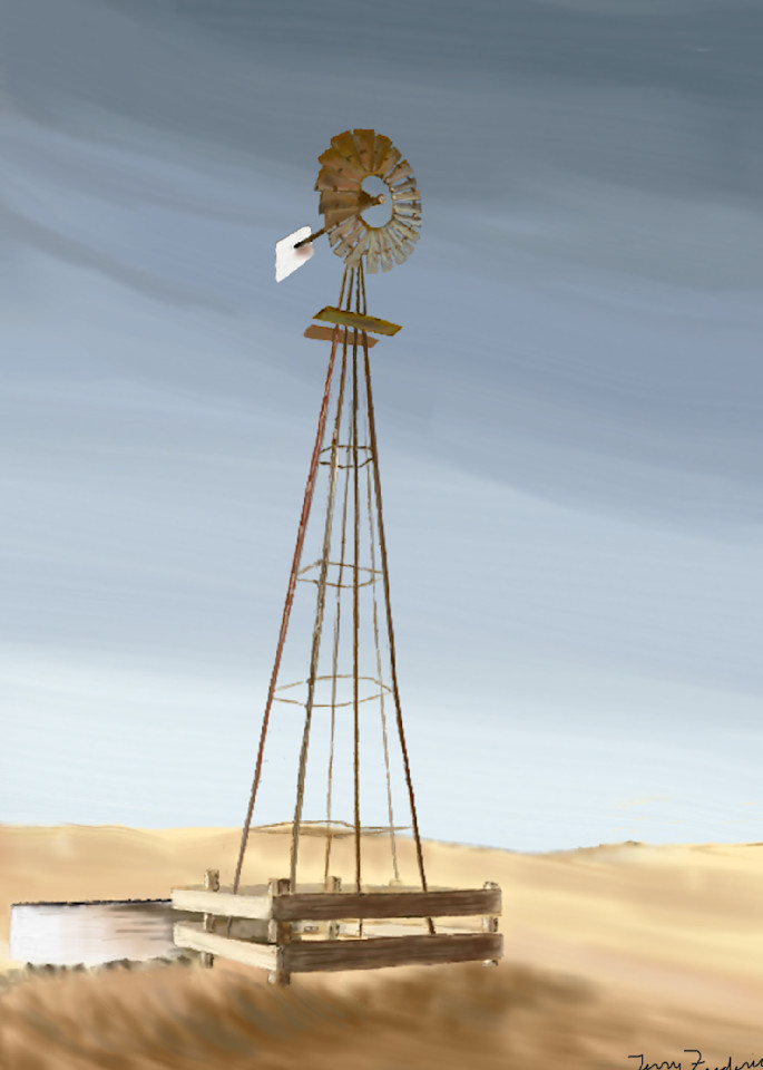 lonely windmill