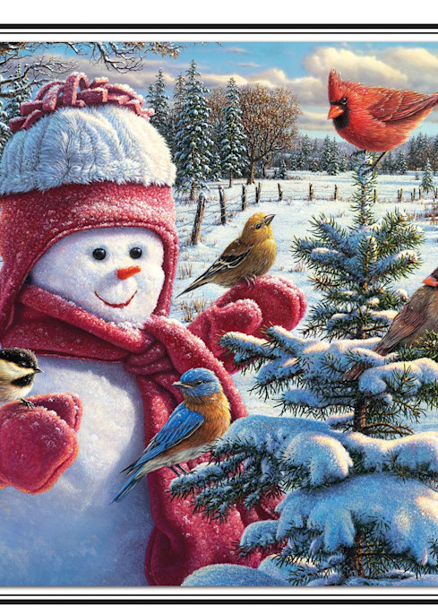 Snowbaby Grace Greeting Card Art | Norlien Fine Art, Inc.