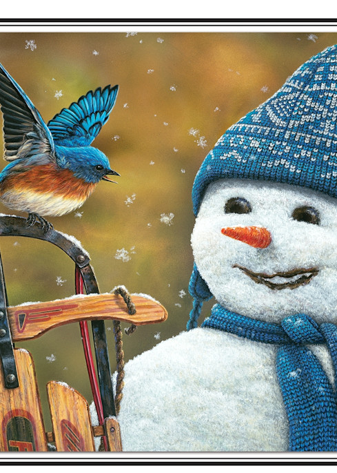 Snow Brother Greeting Cards Art | Norlien Fine Art, Inc.