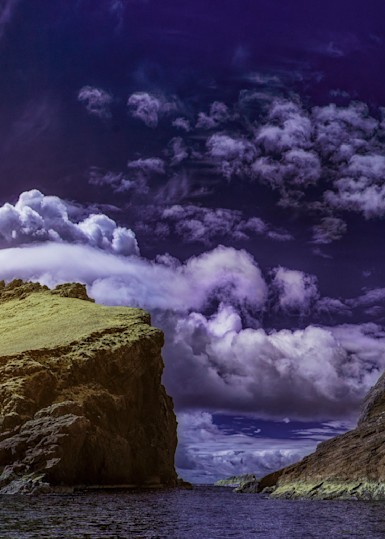 Clouds, Opening Separating Hirta Island From Dùn Island, St. Kilda Group, Outer Hebrides, Scotland Photography Art | davidarnoldphotographyart.com