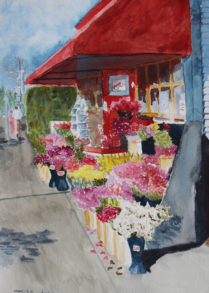 Bc Flowershop Art | Terri Gordon Art