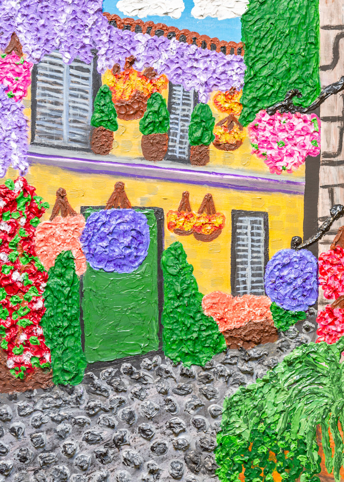 Tuscan Village Lane Art | Art With Feeling