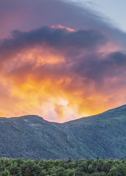 White Mountains Sunset Glow Art | Michael Blanchard Inspirational Photography - Crossroads Gallery