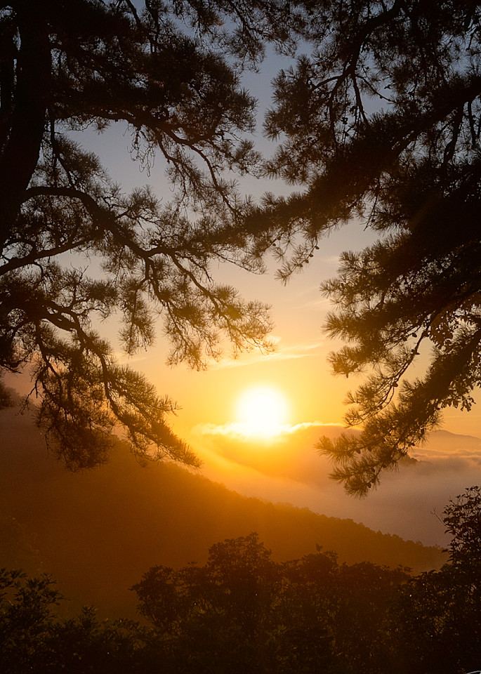 Nova - Sunrise In The Blue Ridge Mountains Print