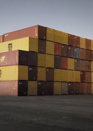 Cargo Containers At The Port Of Los Angeles Photography Art | David Louis Klein