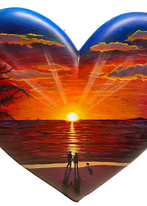 Seas The Day   Glowing Sunset Art | Edi Matsumoto Fine Art