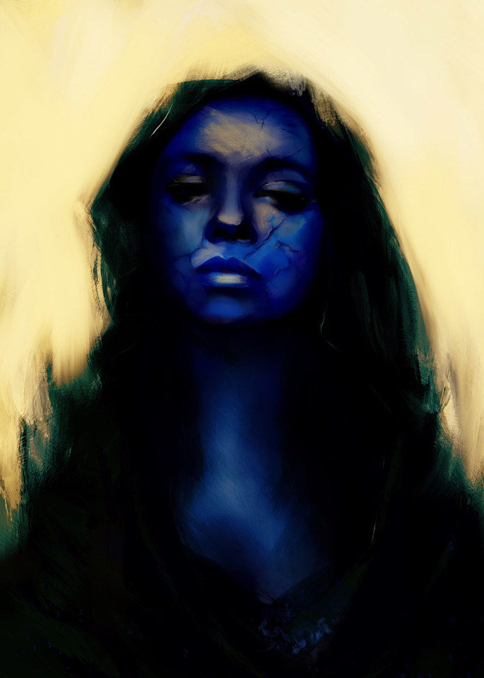 Self In Blue Figures Figures Digital Art | christinewelman