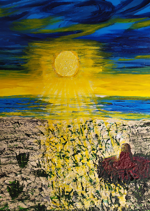 Sunset Salutation Art | Art With Feeling