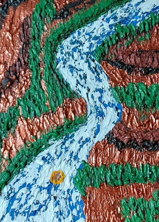 Whitewater Rafting In A Copper Canyon Art | Art With Feeling