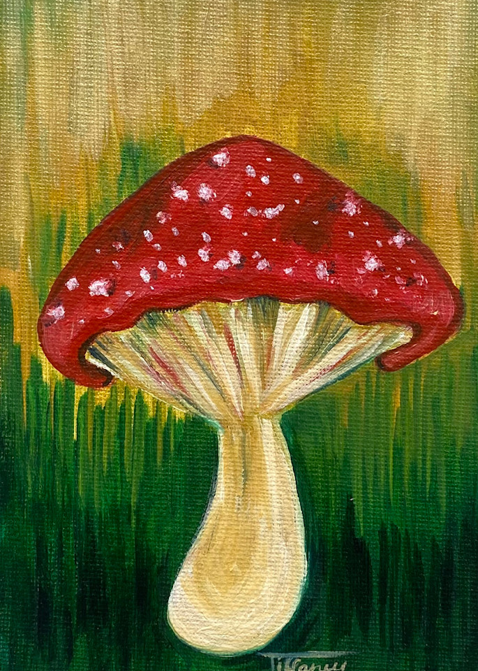Fred The Shroom Art | The Art and Paw