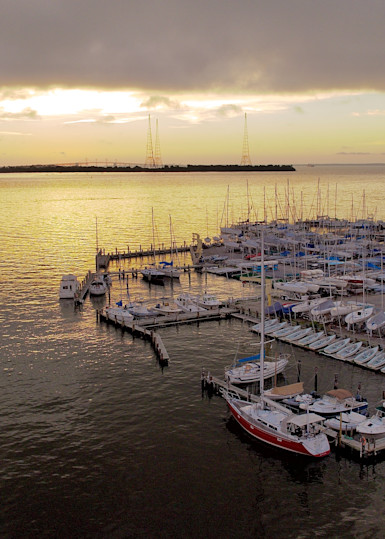 Dawn At The Severn Sailing Association Art | Jeff Voigt Owner/Aerial Photographer