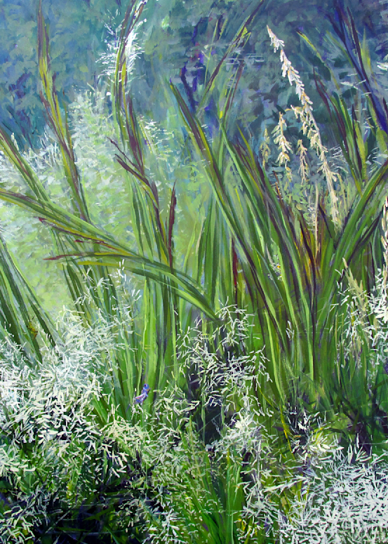 Grass Whispers print of painting