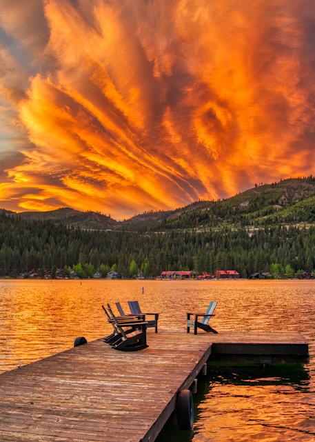 Photo Donner Lake sunset