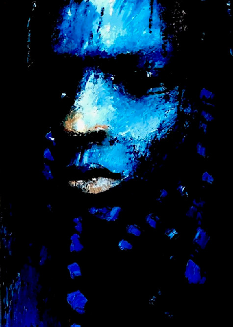 Black Man In The Rain Art | Alexandre E.