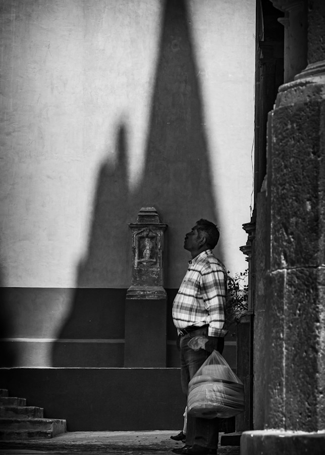 Man at the Parroquia - San Migiuel de Allende, Mexico