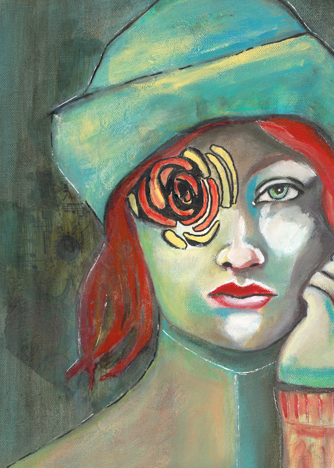 Girl With One Eye Art | Beautiful Purpose Art