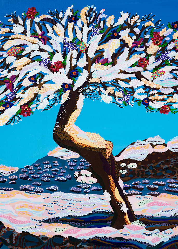 Almond Tree Tote Bag Art | Goldwoman Fine Art