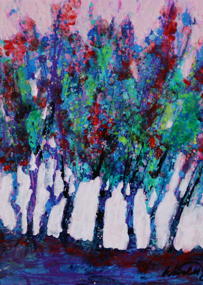 Purple Grove 2 Tote Art | Wendell Myers