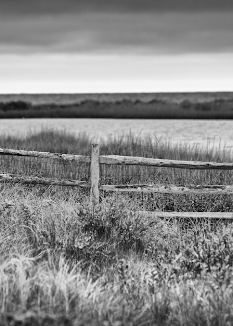 John E. Kelly Fine Art Photography – Nantucket Fence - Land and Sky