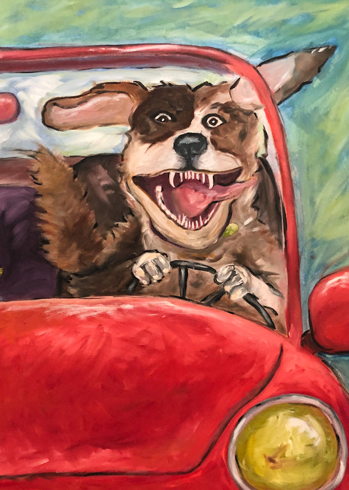I'll Drive Art | Paintings by Kathy Webb/Whimsy Fit