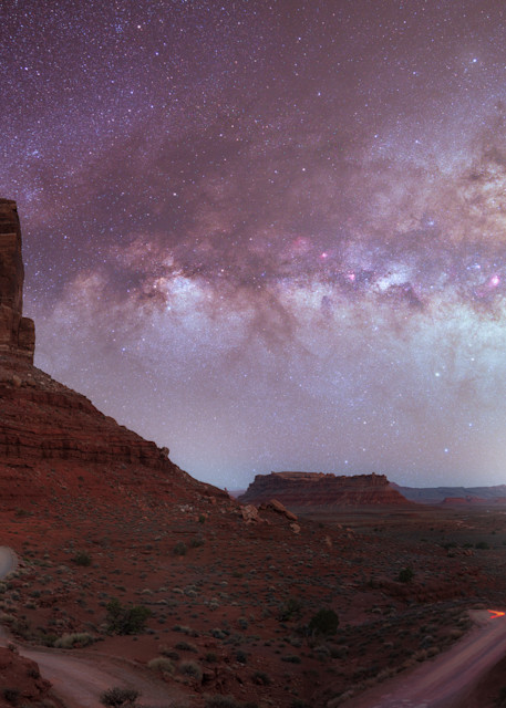 Valley Of The Gods Horizon Milky Way Photography Art | Evanamos