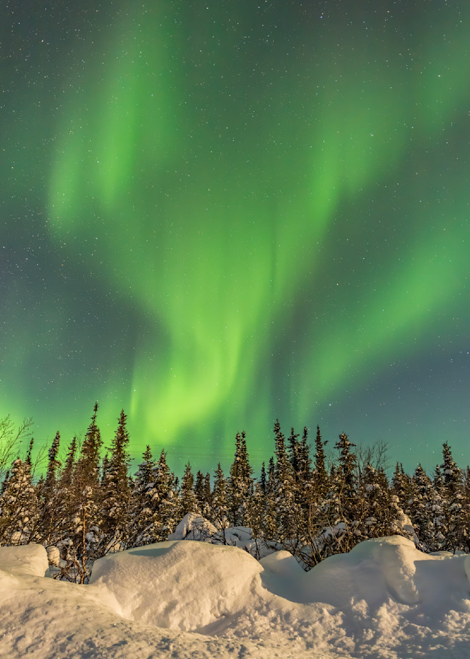 Aurora Borealis Fairbanks Alaska  Photography Art | Tom Ingram Photography