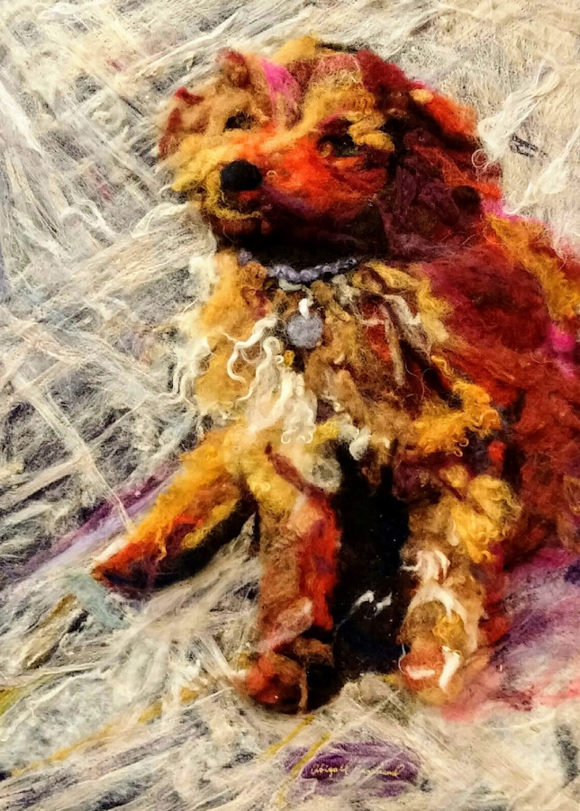 Fuzzy Puppy Art | Abigail Engstrand Art