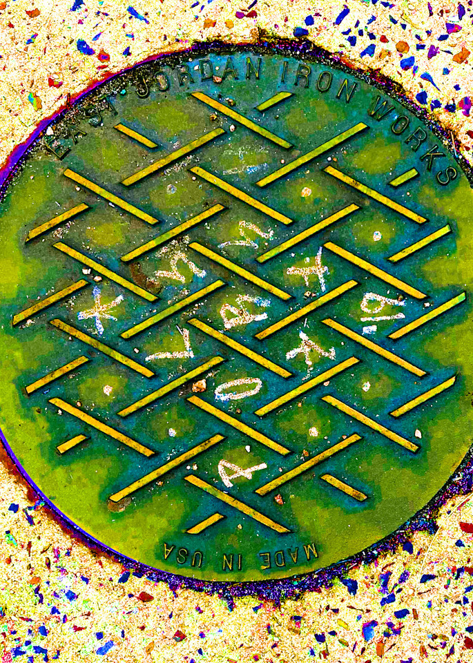Philadelphia Pa East Jordan Iron Works Manhole Cover Art | LoPresti Art Gallery