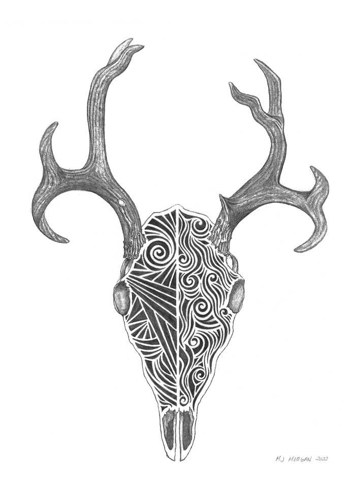 Deer Skull Decorative Art | Morgan Trading Company