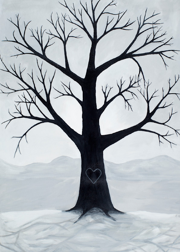 Grey Tree Art | Elizabeth Cleary