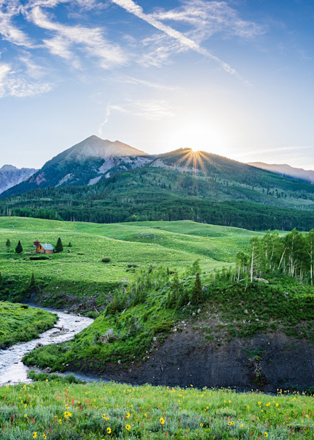Sunrise Glow. Crested Butte, Colorado Photography Art | Kelley Dallas Photography