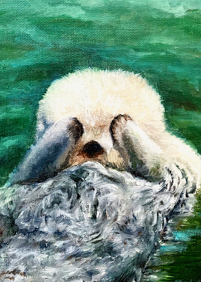 Blushed Otter Art | Edi Matsumoto Fine Art