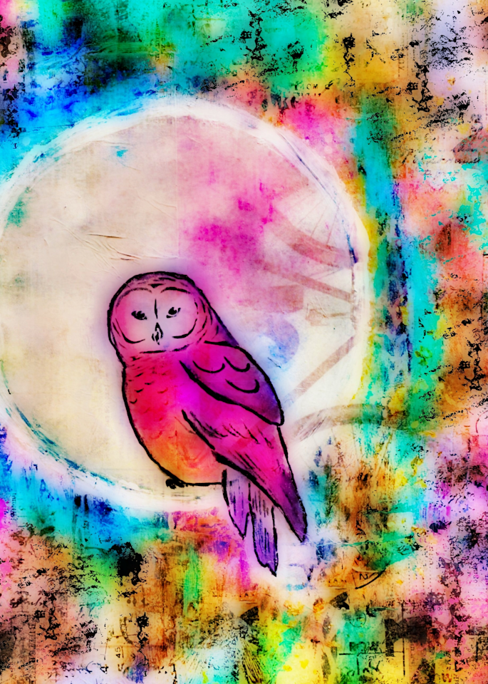 Moon Owl Art | DBA This Magical Life