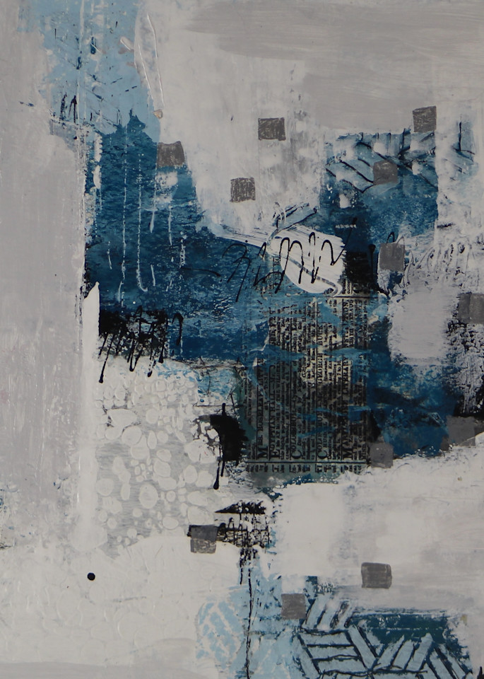 Iced Blues Ii Art | Anne Goldsmith Art
