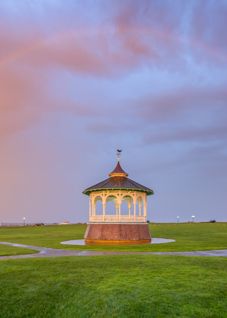 Ocean Park Bandstand Fall Rainbow Art | Michael Blanchard Inspirational Photography - Crossroads Gallery