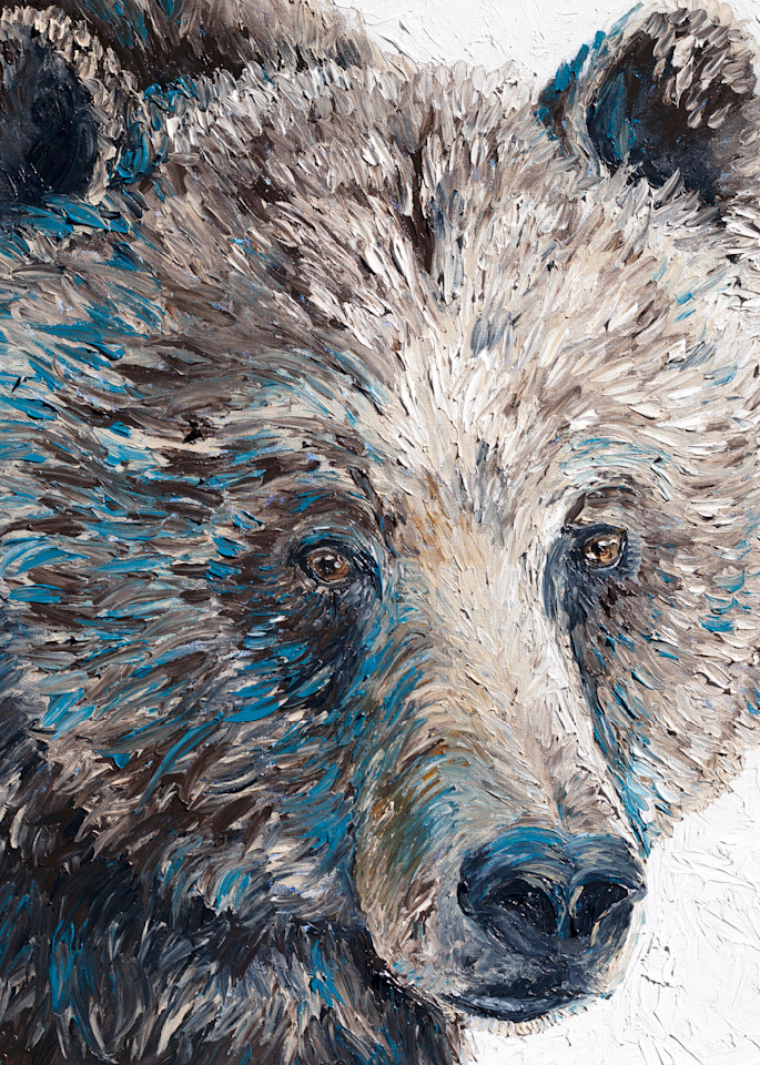 Portrait Of A Grizzly Bear Art | Mordensky Fine Art