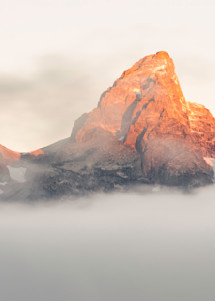 Grand Teton As The Morning Light Washes Across Its Peaks Photography Art | Tom Ingram Photography