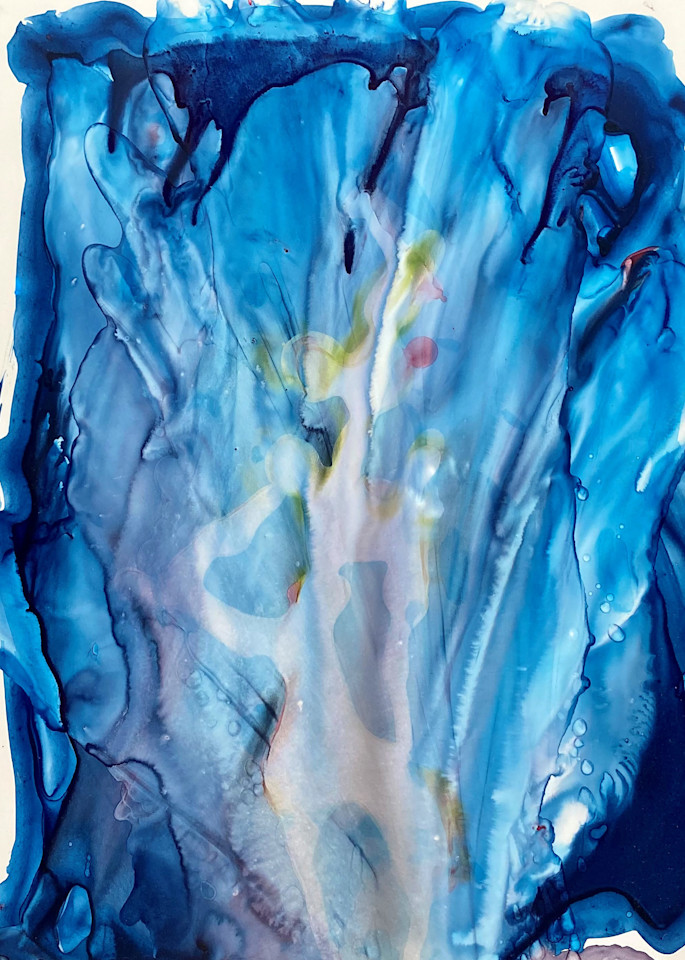Blue Shawl Art | peggystokes