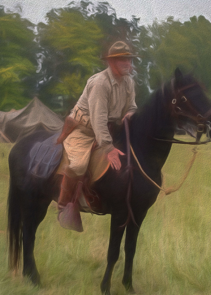 Man And Horse In Field Photography Art | Photoeye Inc