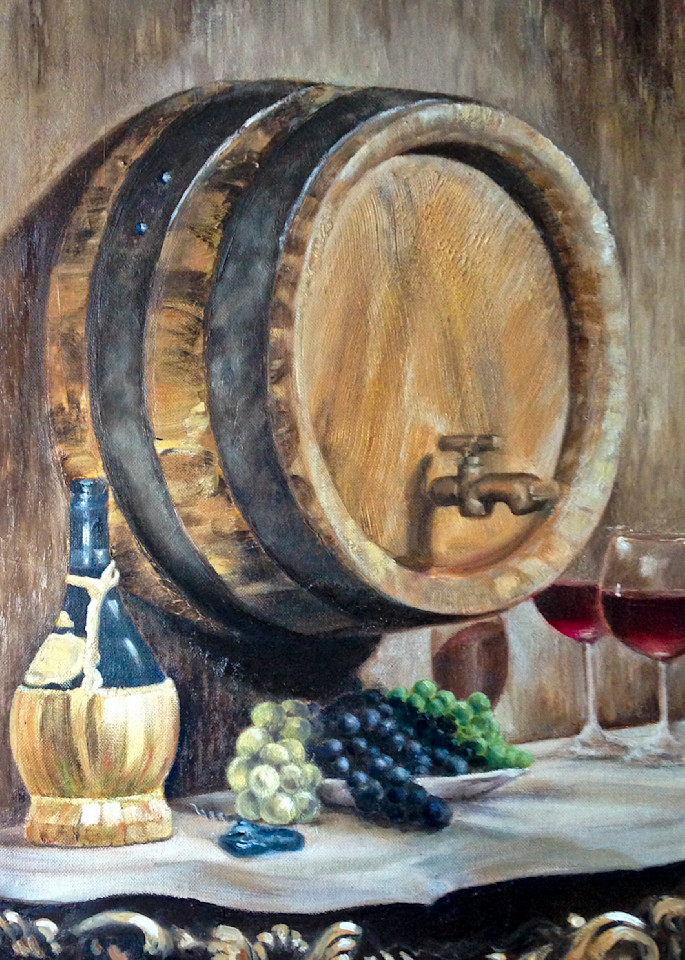 Wine Barrel Art | Mariya Tumanova ART