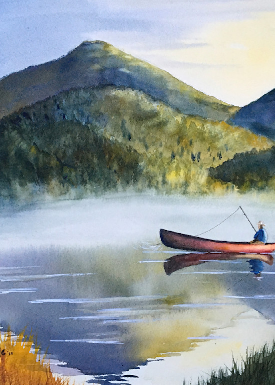 Early Morning Catch  Art | Cate Poole Water Colors