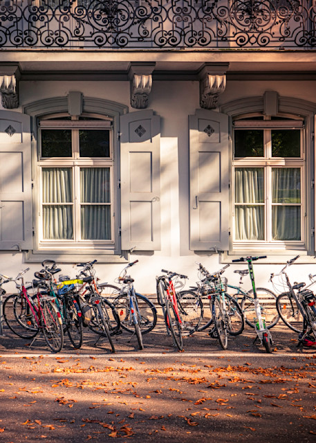 Bicycles On The Street Photography Art | Black Lion Photography