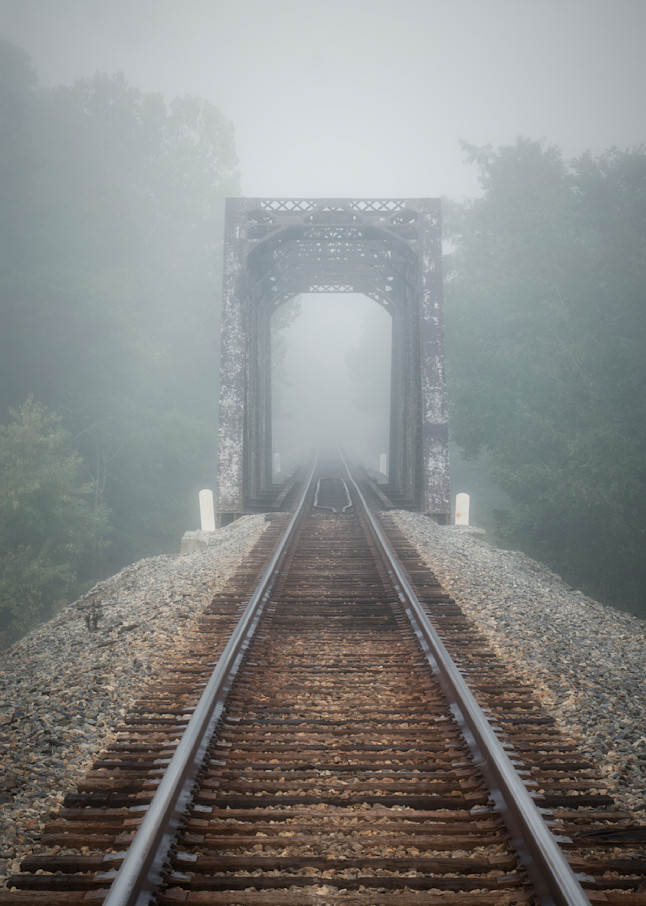 Railroad Into The Unknown Photography Art | Black Lion Photography