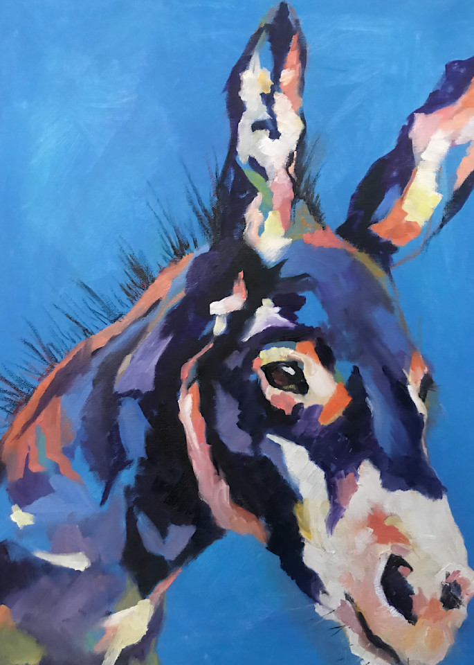 Hopeful Donkey Art | Marvella Art
