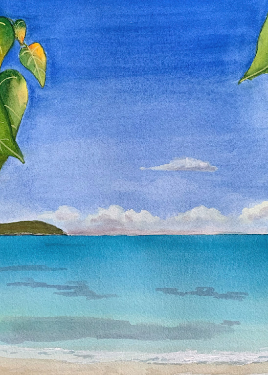 View From My Chair  Art | Cate Poole Water Colors